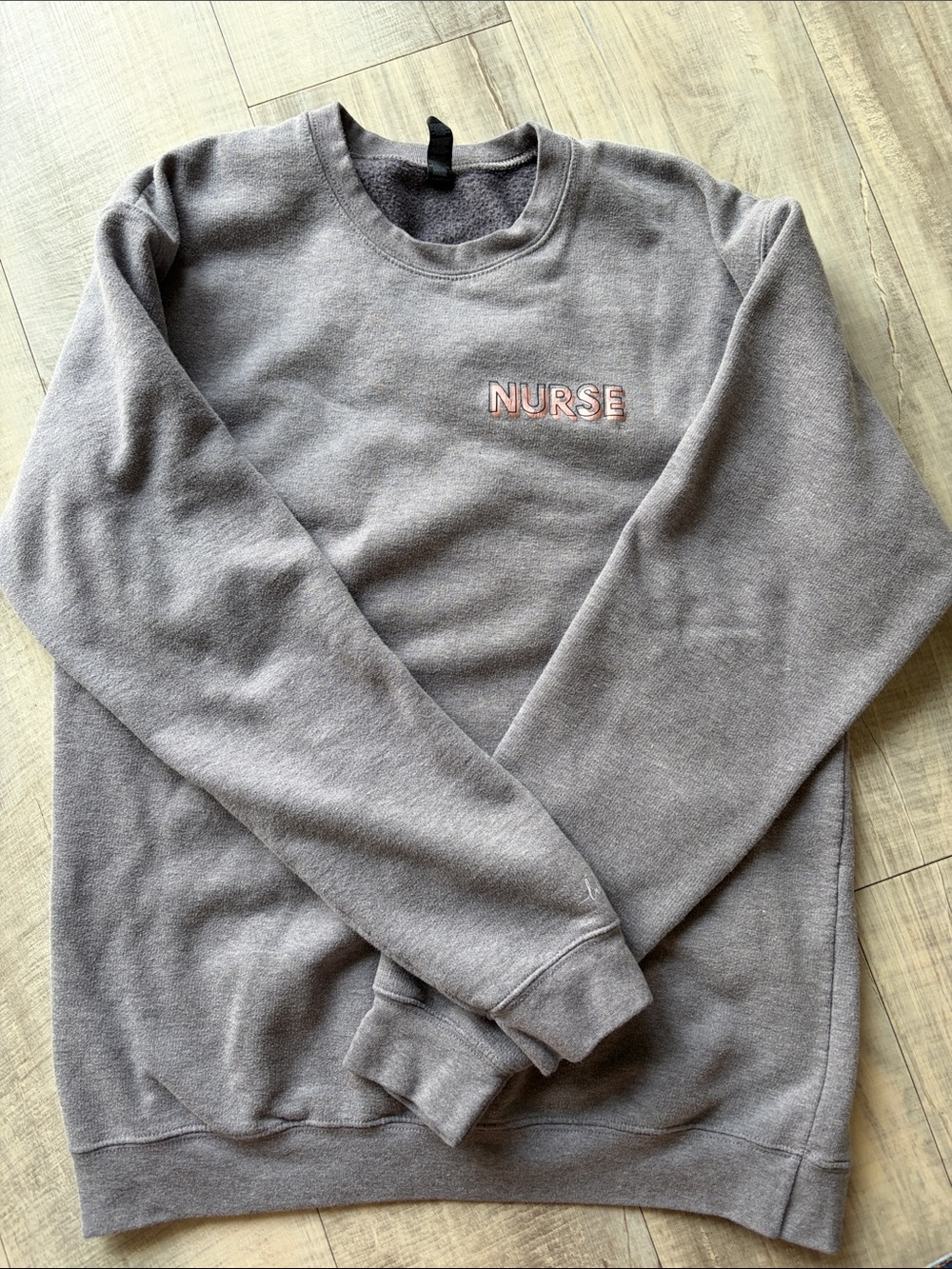 Nurse LubDub Crewneck Sweatshirt - Gray